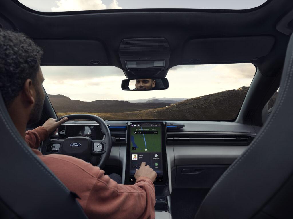 new Ford Explorer Electric interior